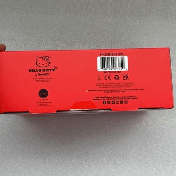 🆕 Hello Kitty Ambient Sunset Light USB Powered Sunset Orange Lighting - Picture 7 of 7